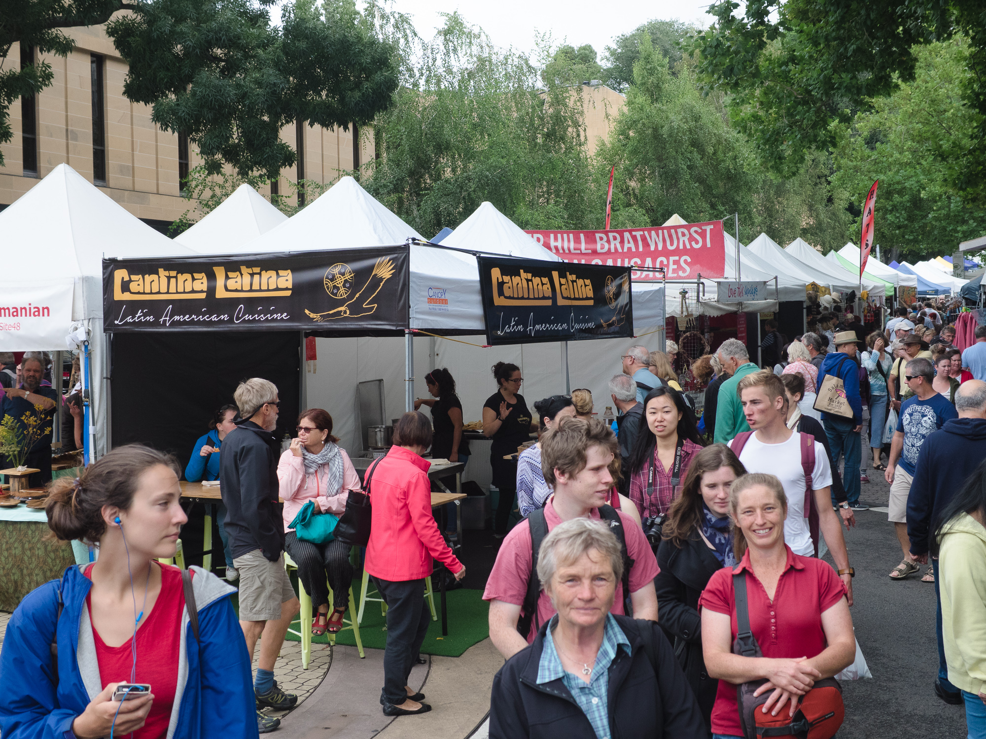 Salamanca Market - Site 49 early days Salamanca Market - Site 49 early days